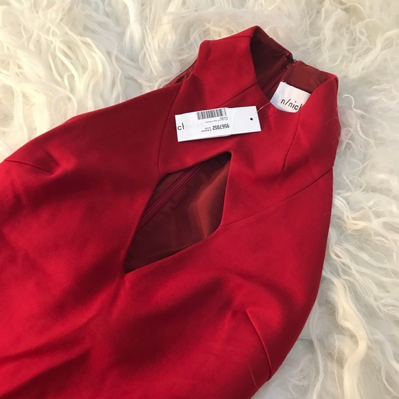 N Nicholas Womens Cut Out High Neck Bodycon Dress - Picture 5 of 6